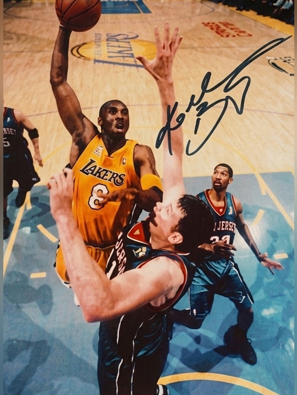 NEW!💯 KOBE BRYANT LAKERS 8.5x11 ULTRA GLOSSY VINTAGE REPRINT BASKETBALL POSTER!